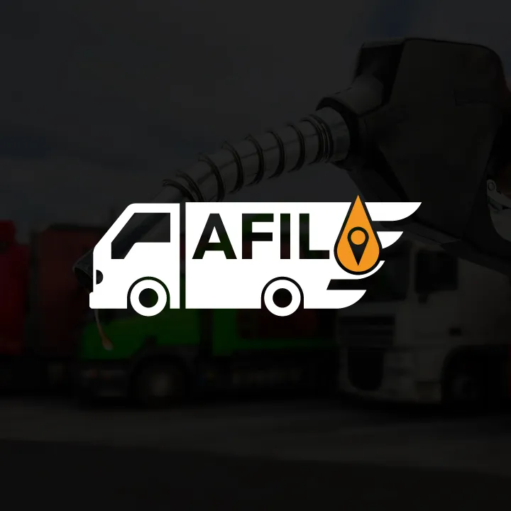 Truck banner with new logo design